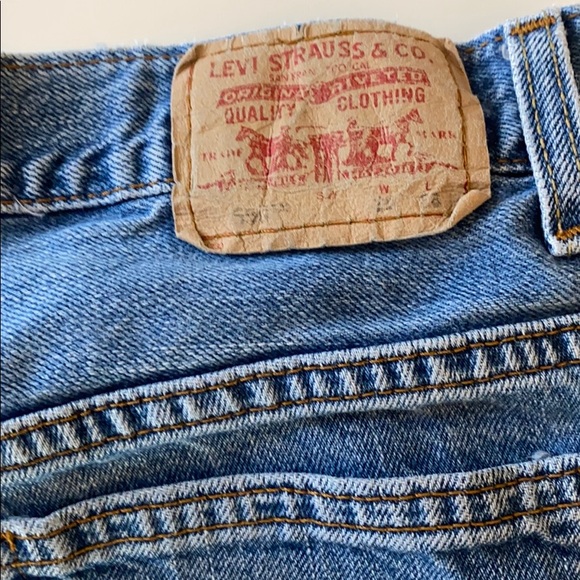 Levi 550 Orange label jean cut off shorts - Picture 2 of 8